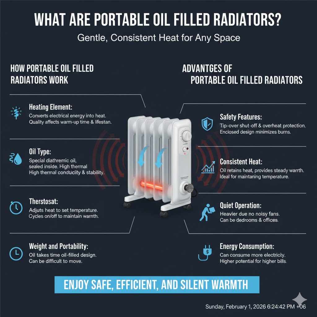 What Are Portable Oil Filled Radiators
