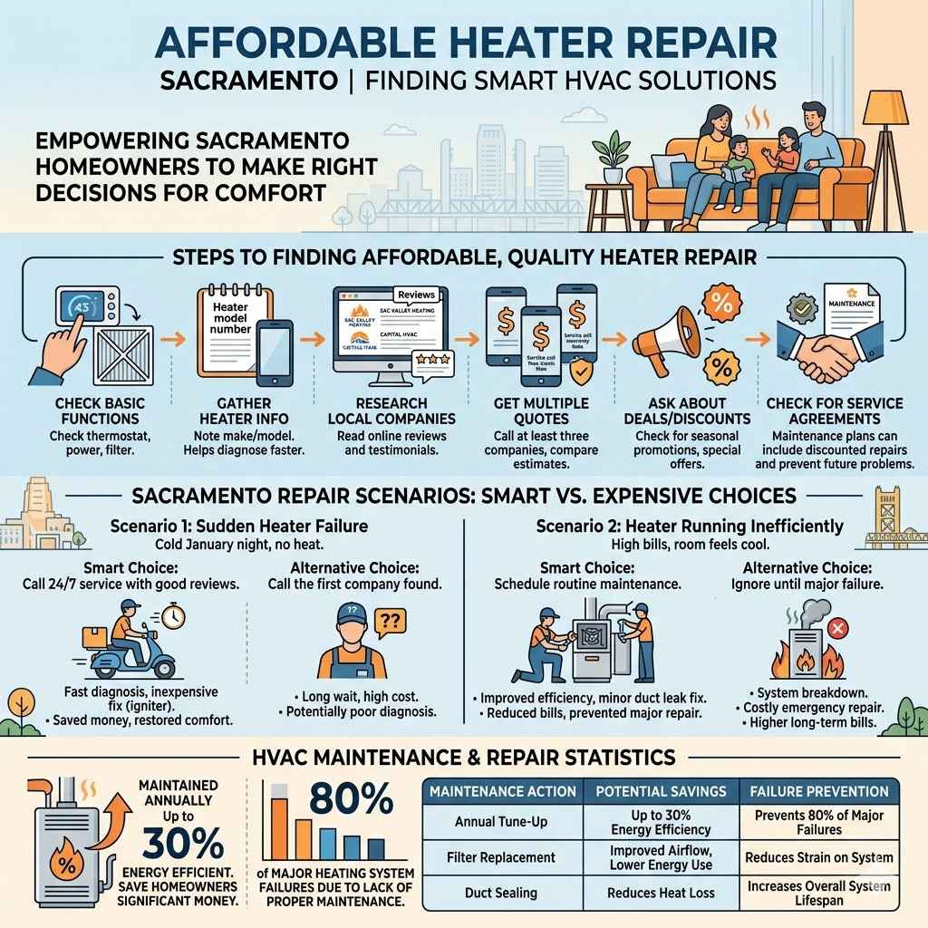 Affordable Heater Repair Sacramento HVAC Solutions