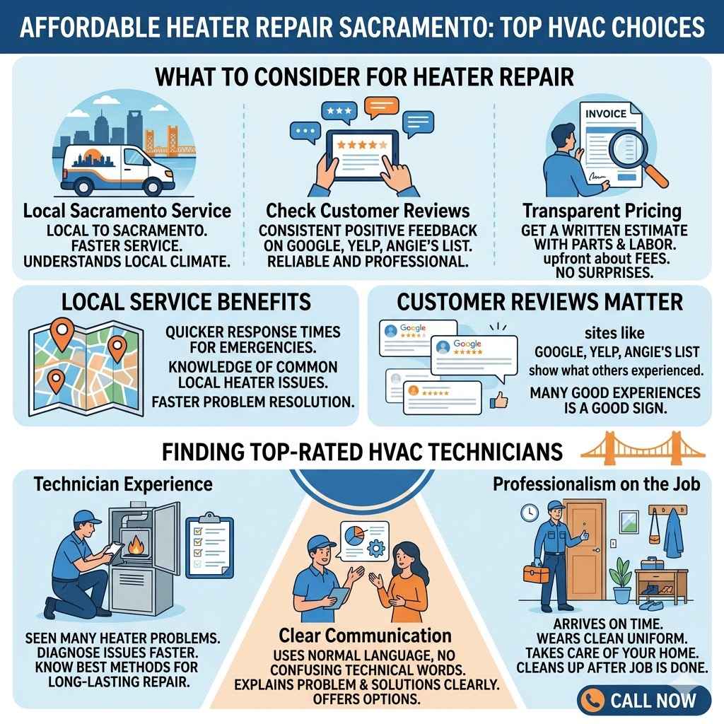 Affordable Heater Repair Sacramento Top HVAC Choices
