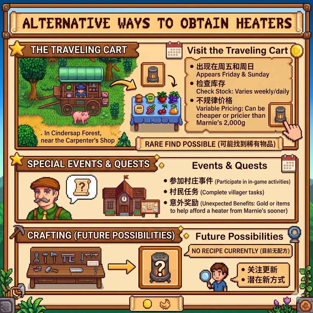 Alternative Ways to Obtain Heaters