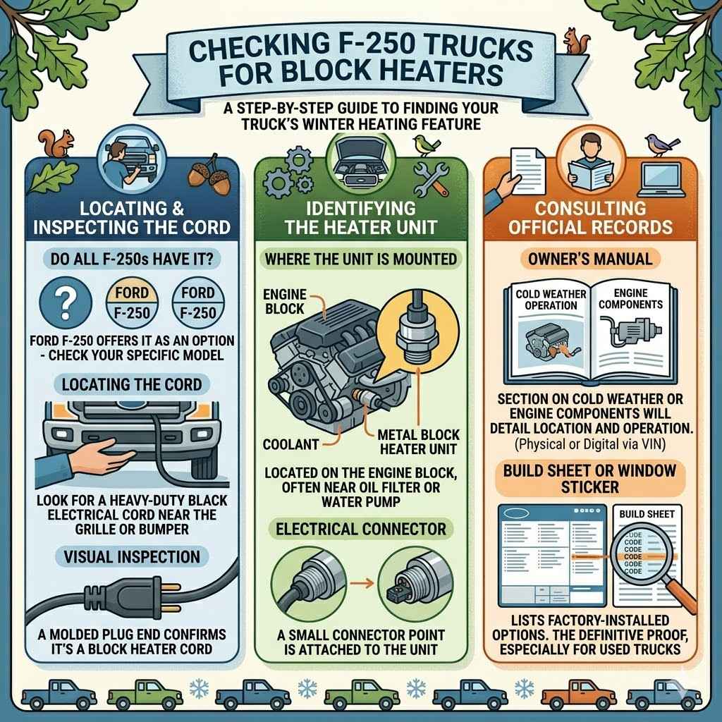 Checking F-250 Trucks For Block Heaters