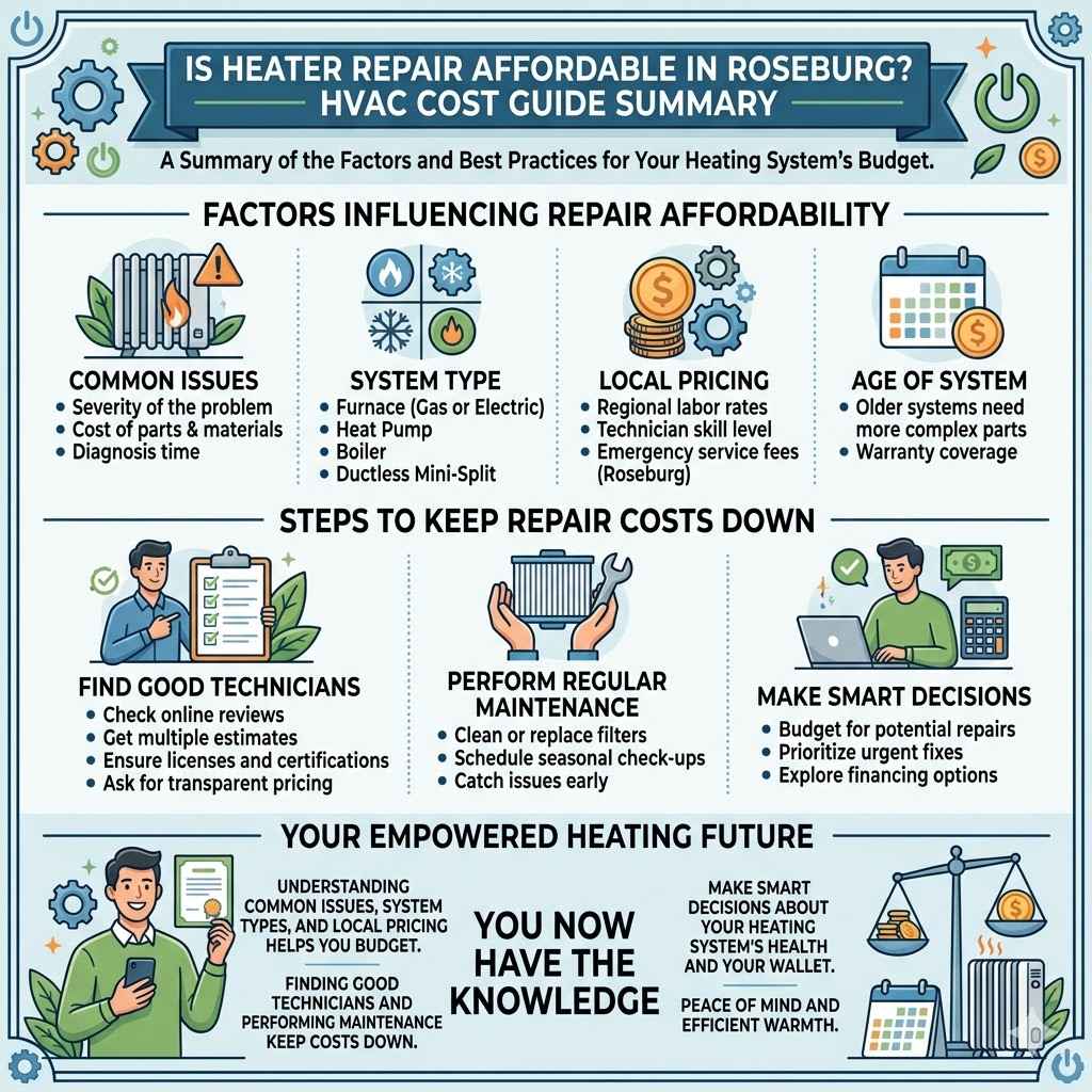 Is Heater Repair Affordable in Roseburg