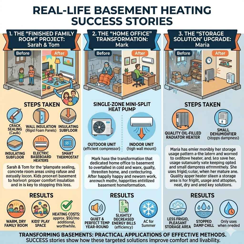 Real-Life Basement Heating Success Stories