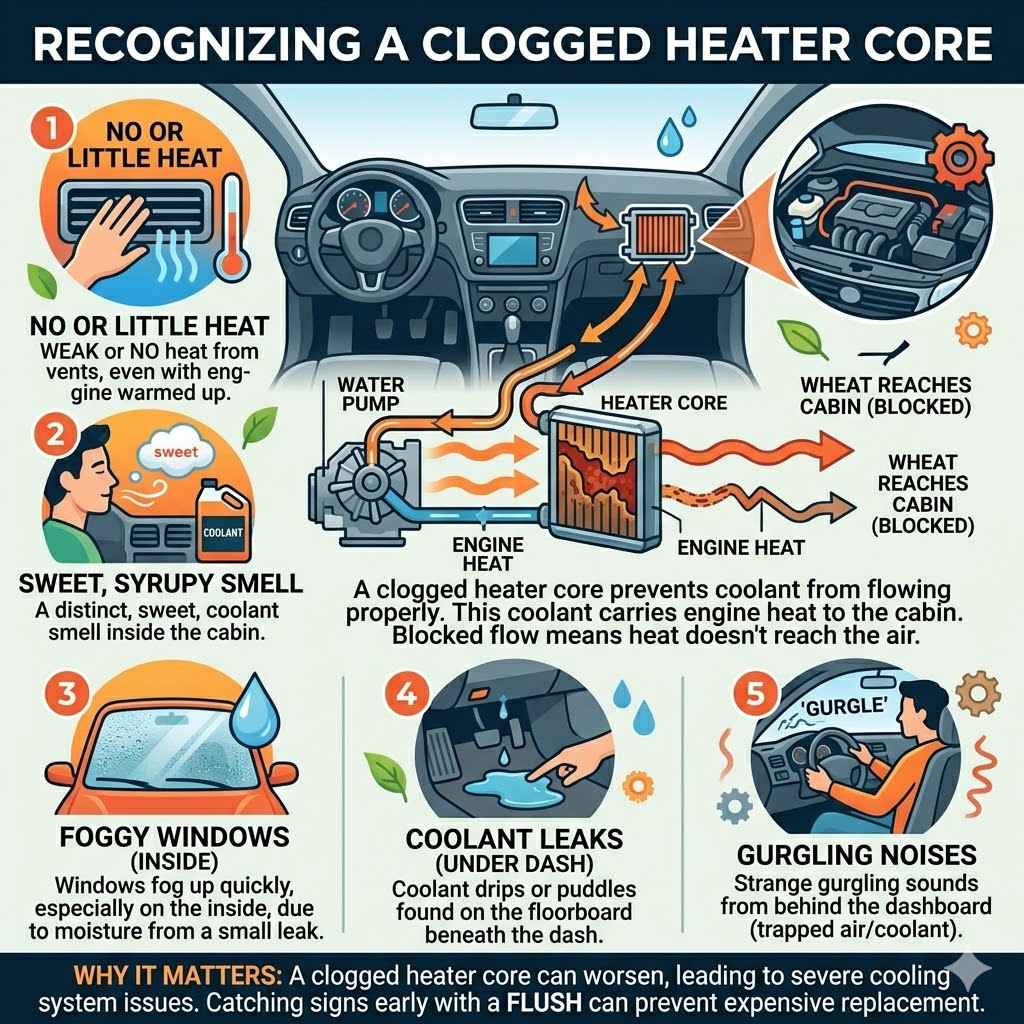 Recognizing A Clogged Heater Core