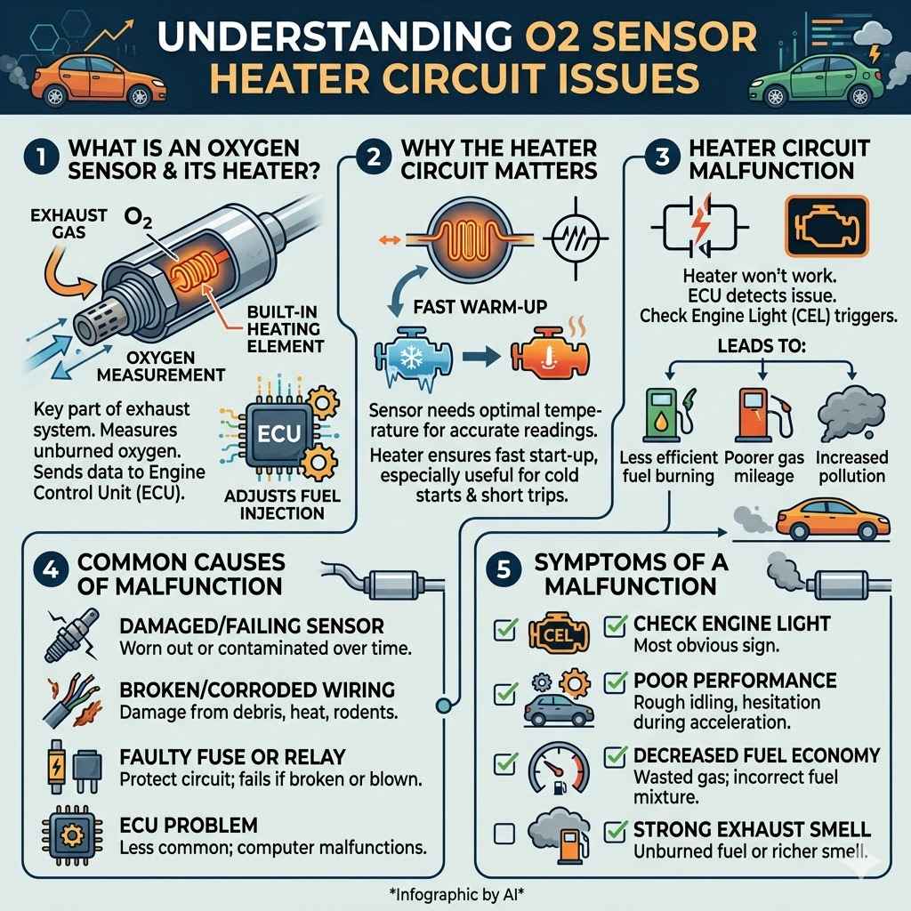 Understanding O2 Sensor Heater Circuit Issues