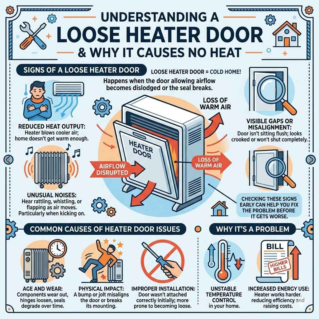 What Causes a Loose Heater Door No Heat