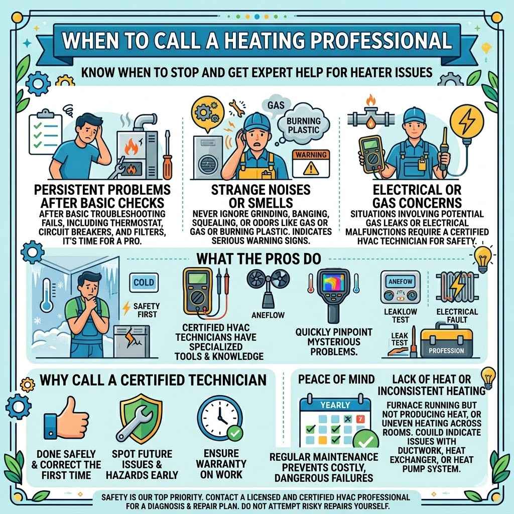 When to Call a Heating Professional