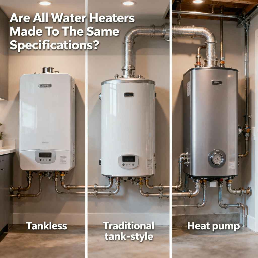 Are All Water Heaters Made To The Same Specifications