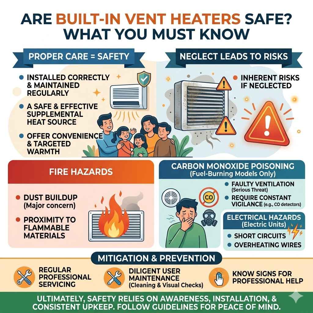 Are Built-In Vent Heaters Safe
