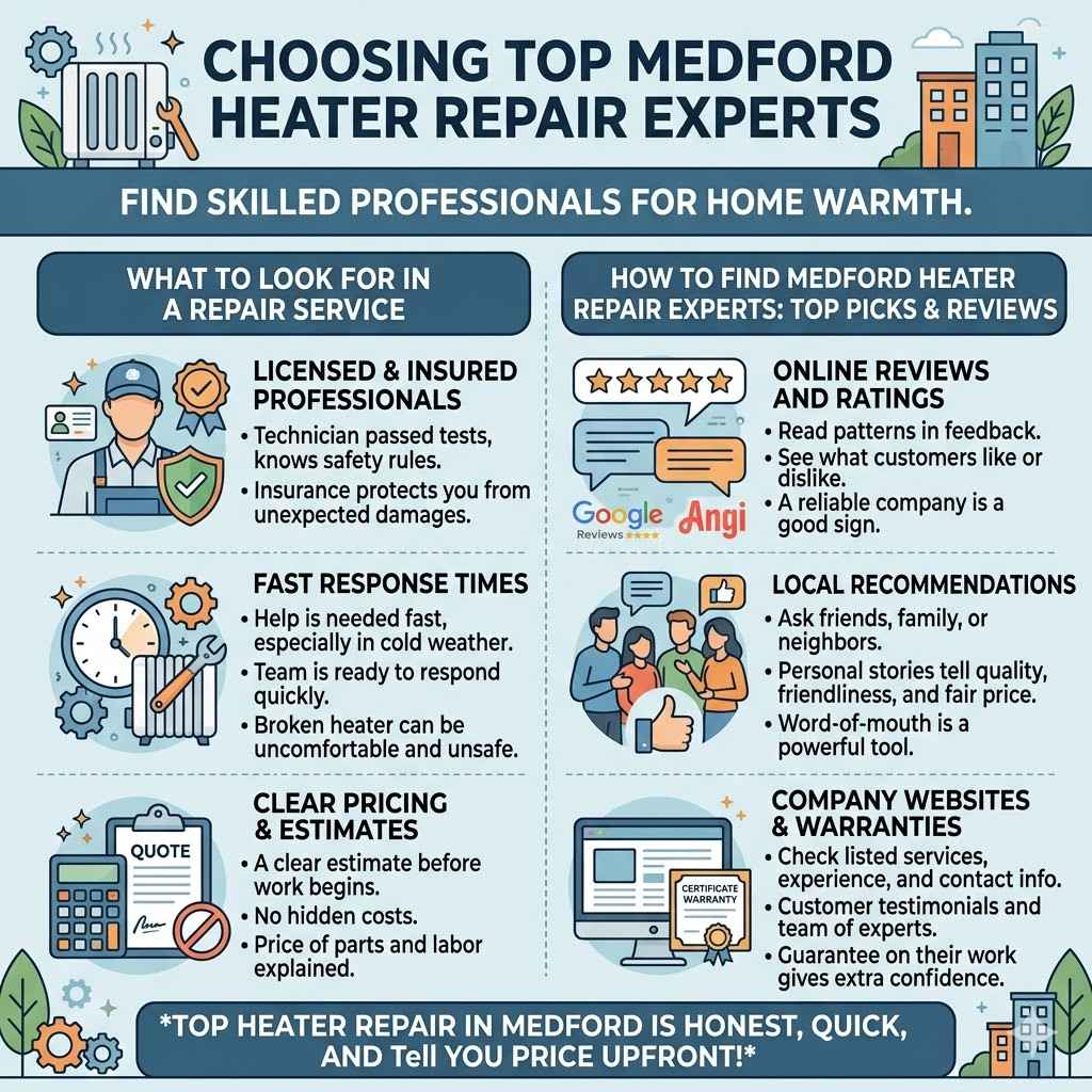 Choosing Top Medford Heater Repair Experts