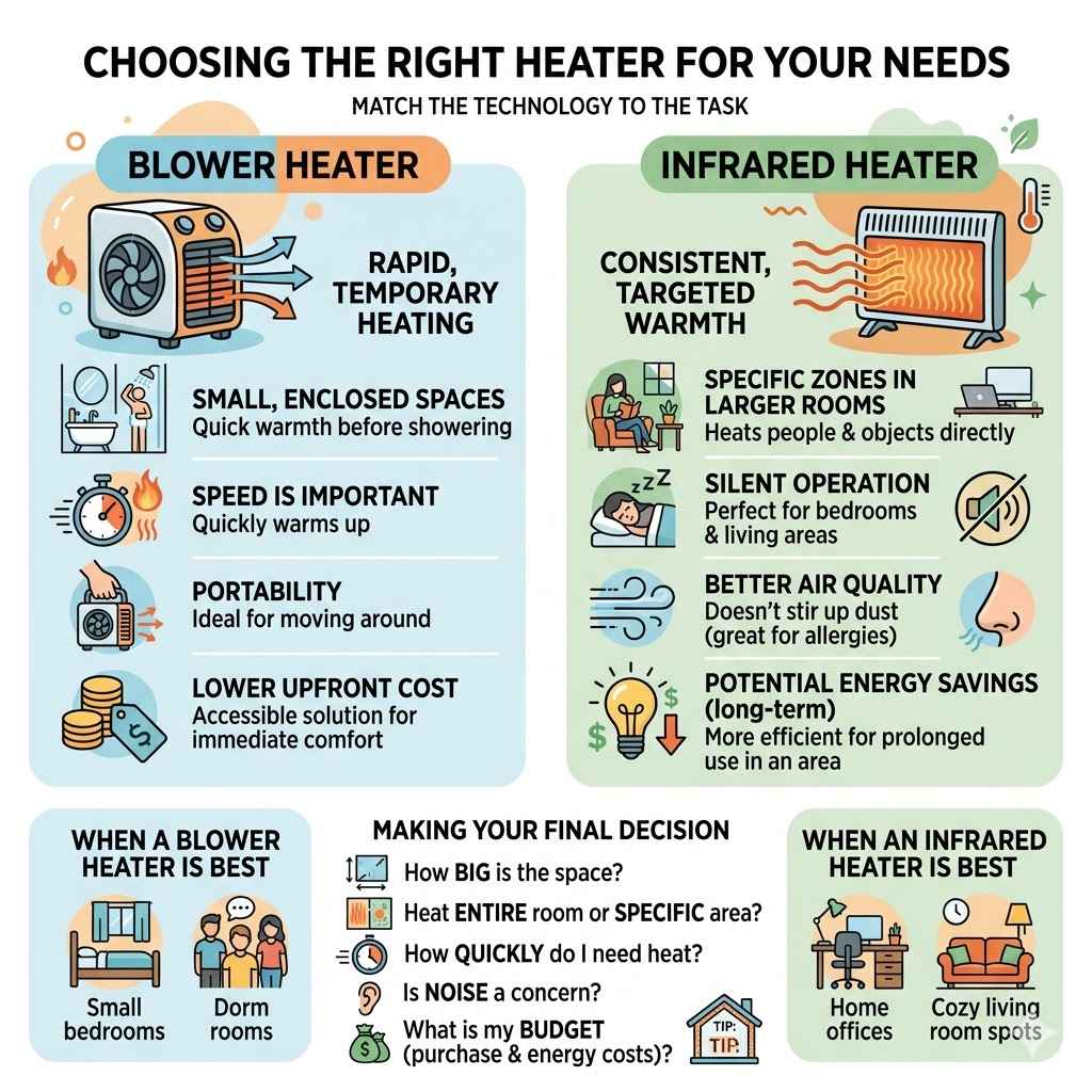 Choosing the Right Heater for Your Needs
