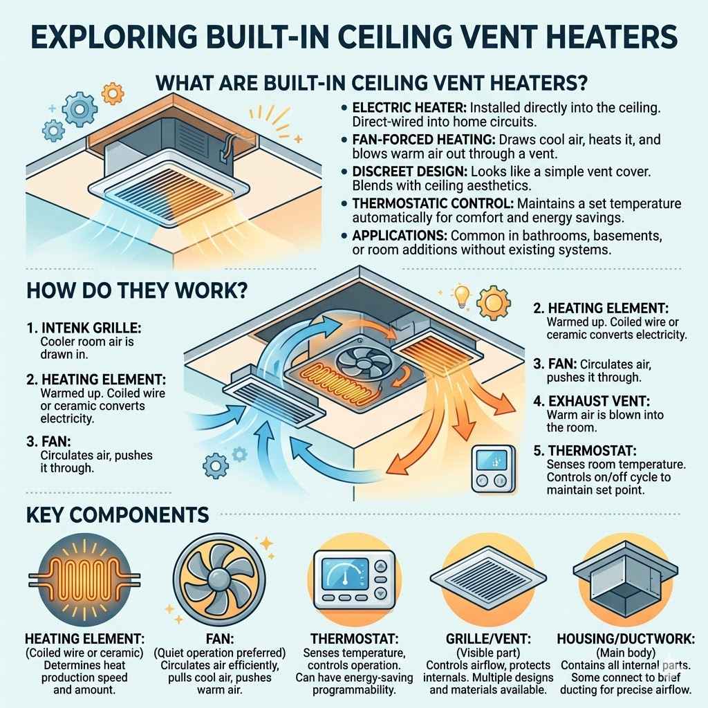 Exploring Built-In Ceiling Vent Heaters