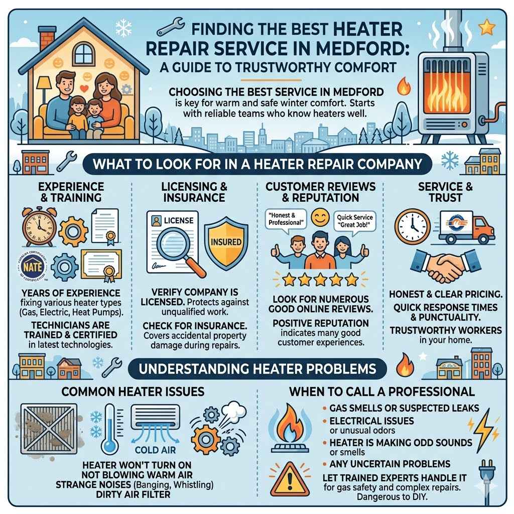 Finding the Best Heater Repair Service in Medford