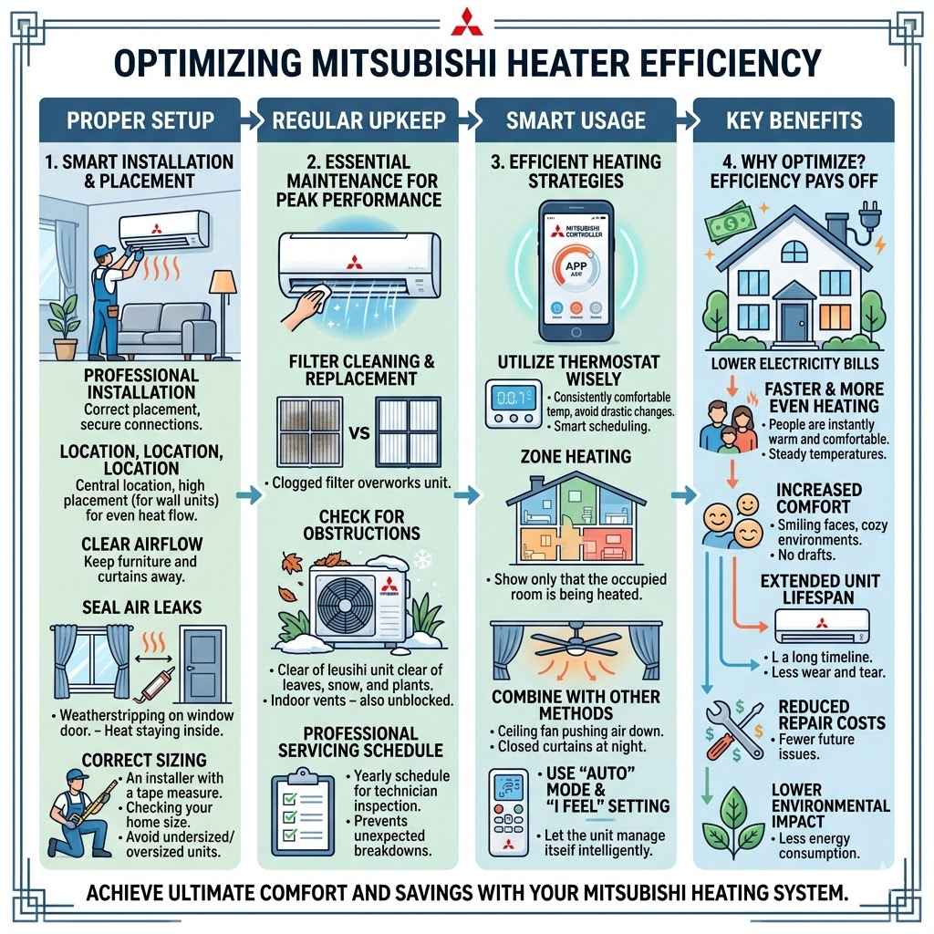 Optimizing Mitsubishi Heater Efficiency