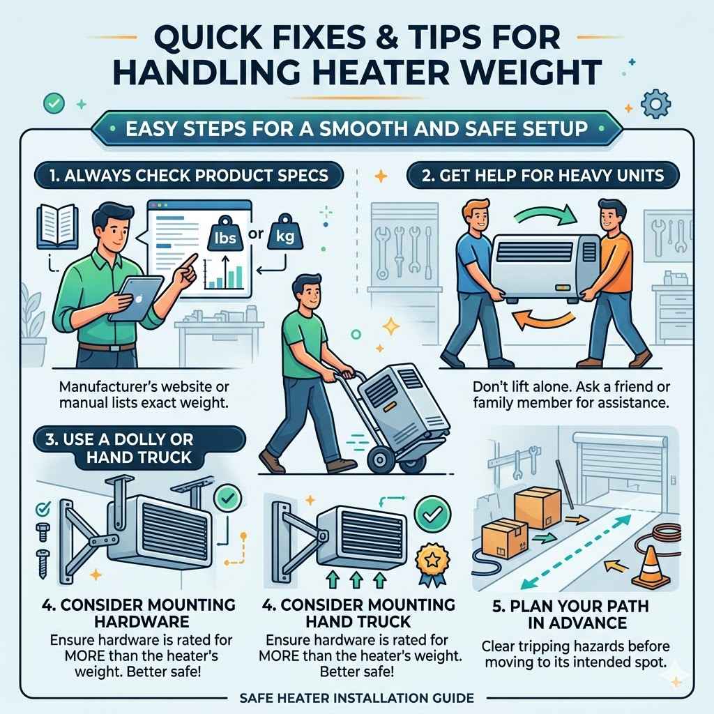 Quick Fixes & Tips for Handling Heater Weight