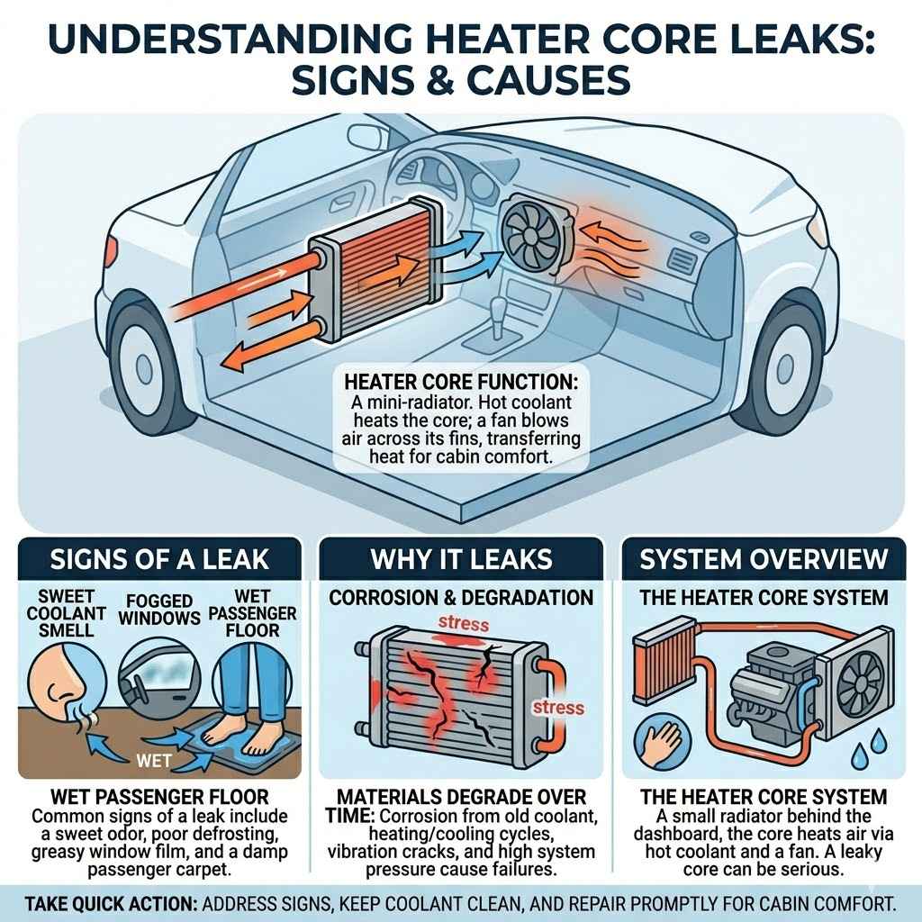 Understanding Heater Core Leaks