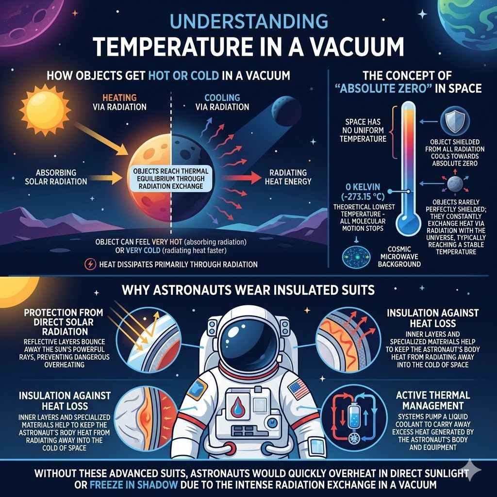 Understanding Temperature in a Vacuum
