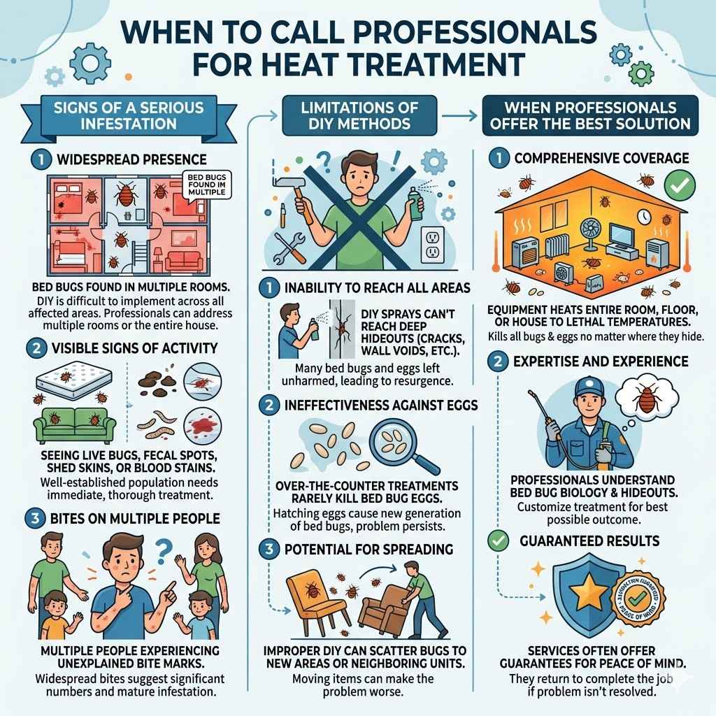 When to Call Professionals For Heat Treatment