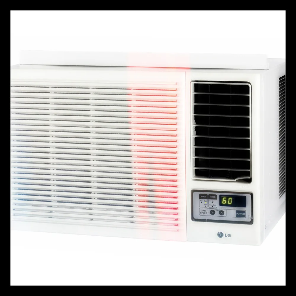 Hand adjusting a compact electric heater thermostat and wattage label