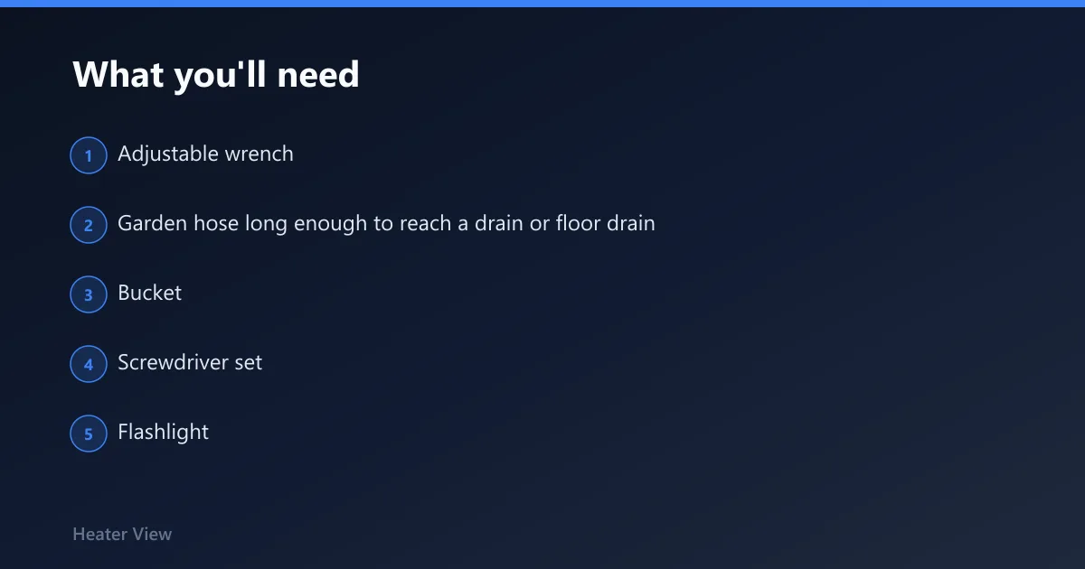 Steps: What you'll need