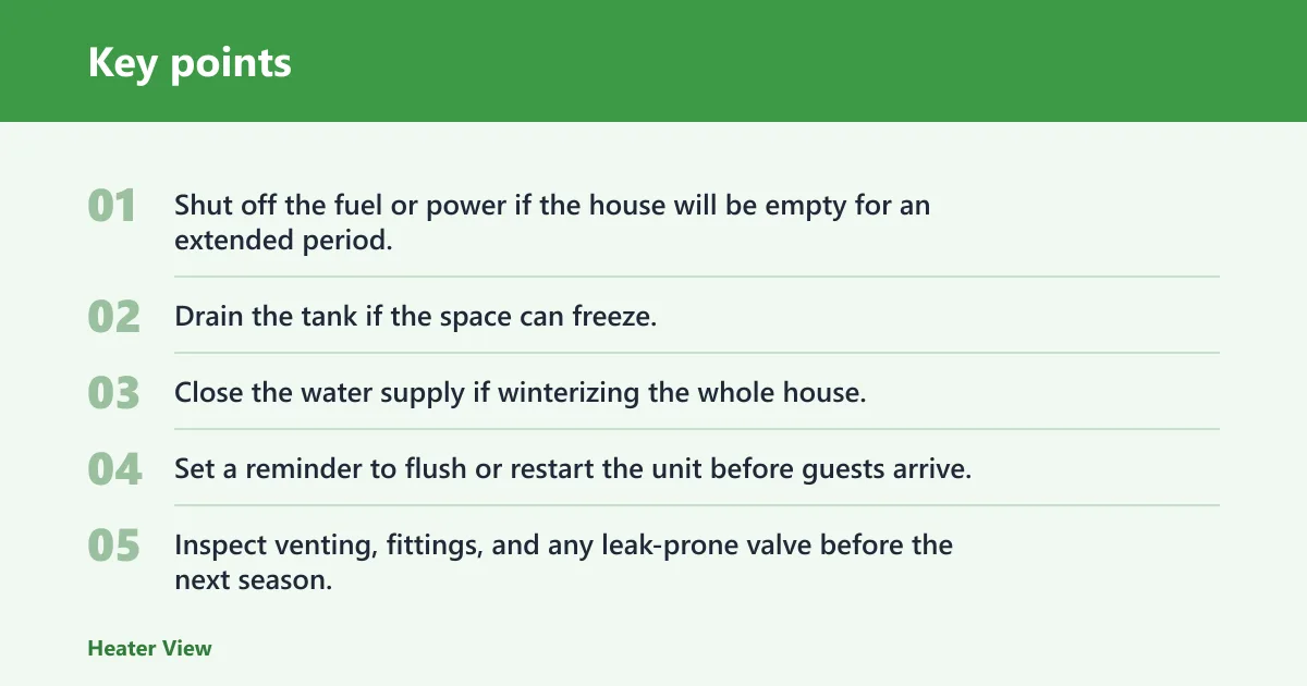 Key points: Should you use vacation mode?