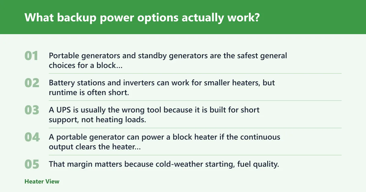 Steps: What backup power options actually work?