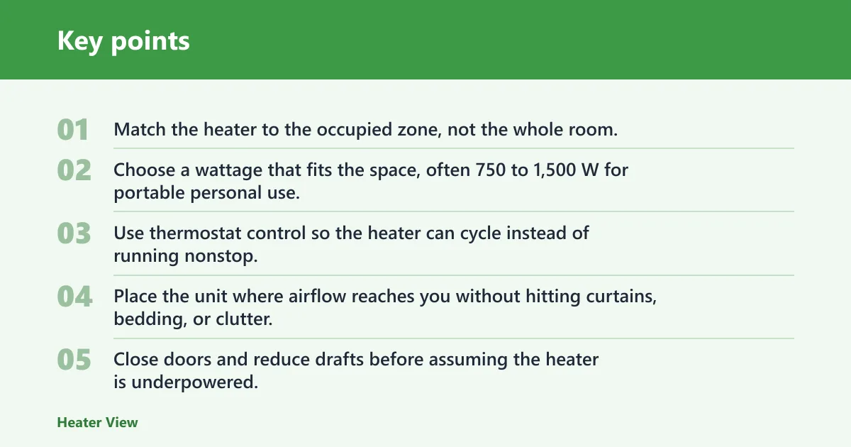 Key points: Are ceramic heaters safe for personal heating?