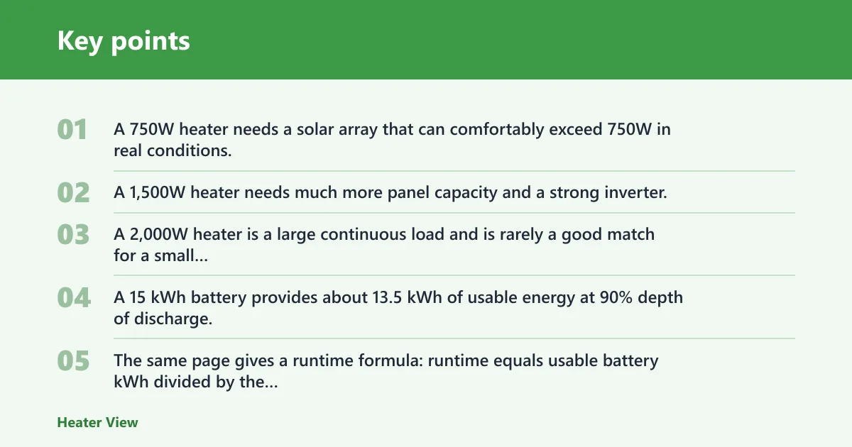 Key points: How much solar do you need?