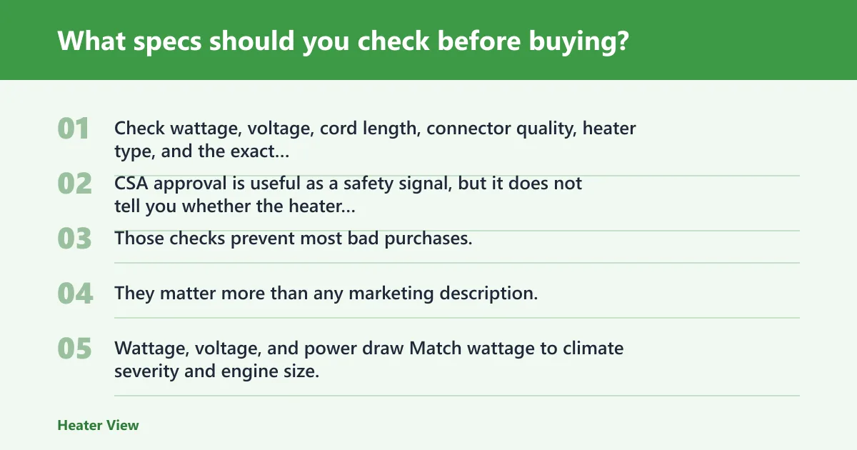 Steps: What specs should you check before buying?