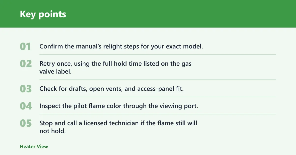 Key points: Common mistakes