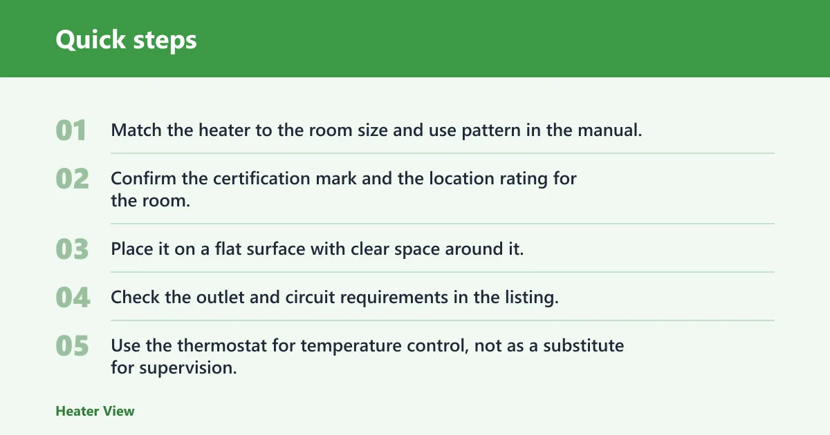 Quick steps: What safety features should you check?