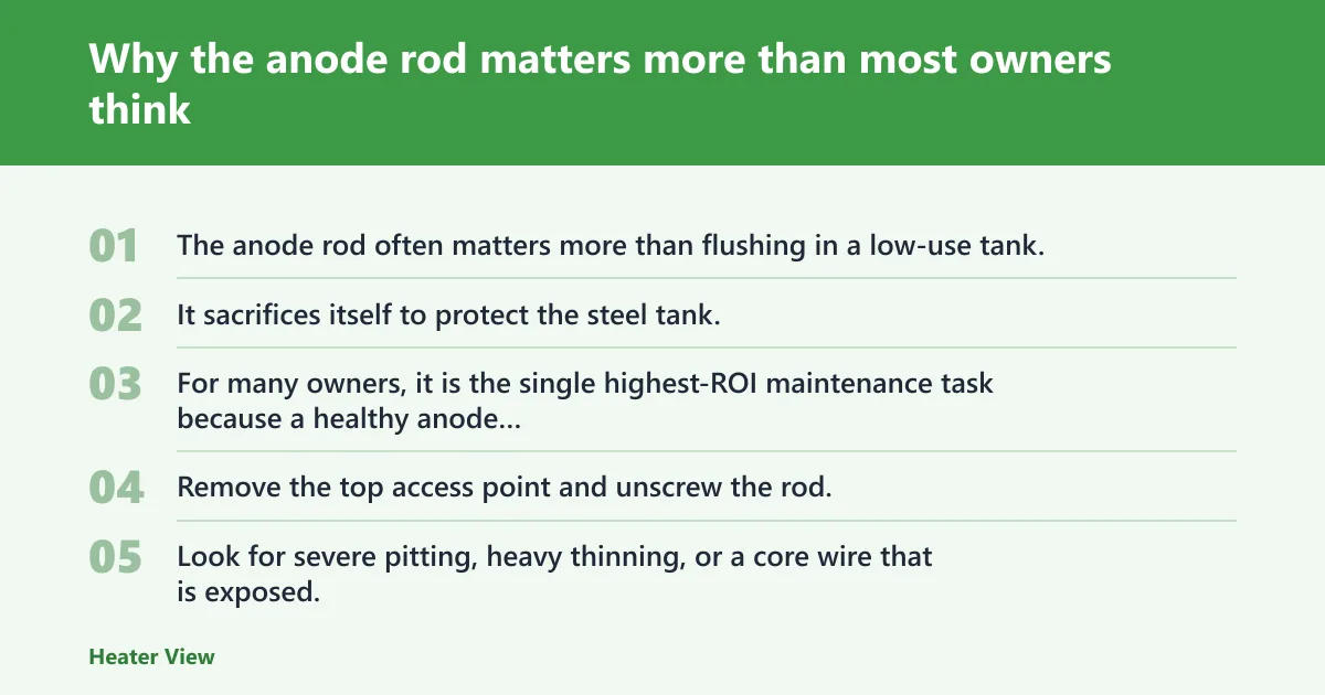 Steps: Why the anode rod matters more than most owners think
