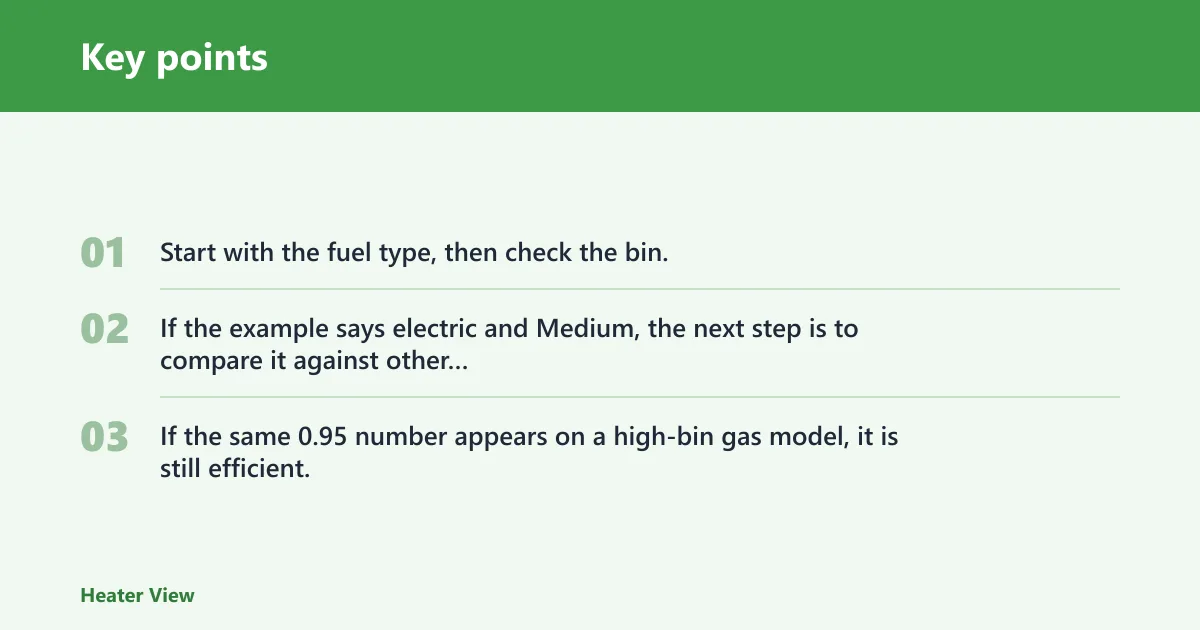 Key points: UEF label decoder: a quick comparison table