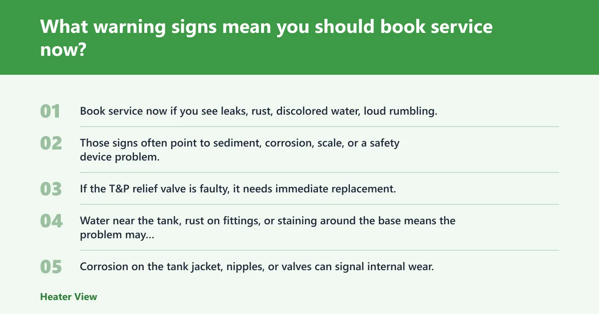 Steps: What warning signs mean you should book service now?